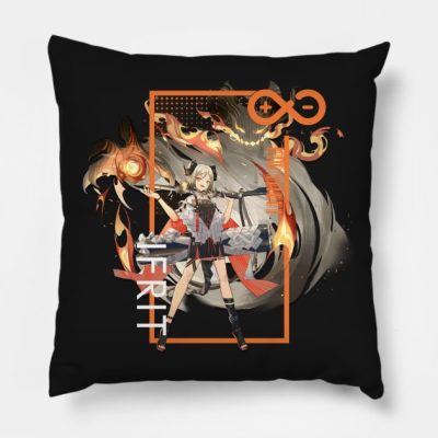 Arknights Ifrit Character Portrait Throw Pillow Official Arknights Merch