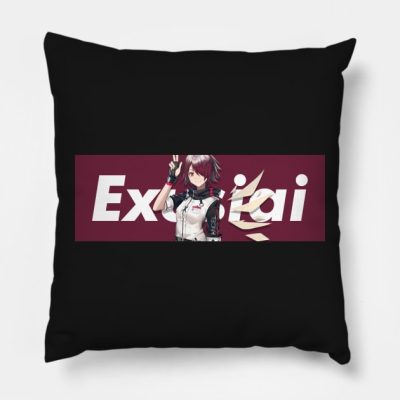 Exusiai Arknights Banner Throw Pillow Official Arknights Merch