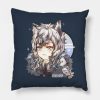 Arknights Chibi Silverash Throw Pillow Official Arknights Merch