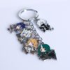 Arknights Anime Keychain Man Amiya Key Chain Women Key Holder Cute Couples Keyring SilverAsh Key Ring 4 - Arknights Shop