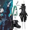 Arknights Hoshiguma Uniform Game Cosplay Costume Leather Jumpsuits Suit Horn Boots Halloween Party Women Girls Cosplay - Arknights Shop