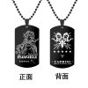 Arknights Necklaces Man Anime Necklace for Women Rhodes Island Pendant LUNGMEN Trend Neck Black Fashion Couples 4 - Arknights Shop
