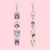 Game Arknights 2 Styles Long Acrylic Figure Anime Keychain For Car Bag Men Key Ring Love - Arknights Shop