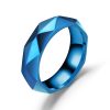 Game Arknights Rings Amiya Blue Rhombus Stainless Steel Unisex Ring Anime Jewelry Props Accessories Women Men 4 - Arknights Shop