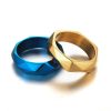 Game Arknights Rings Amiya Blue Rhombus Stainless Steel Unisex Ring Anime Jewelry Props Accessories Women Men 5 - Arknights Shop