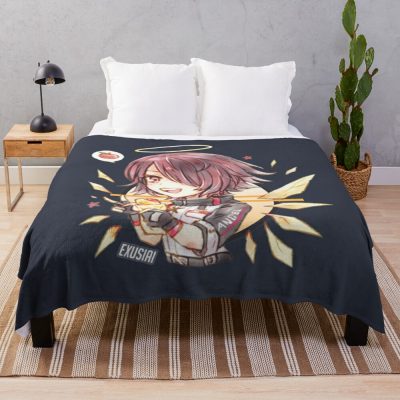 Arknights Chibi Exusiai Throw Blanket Official Arknights Merch
