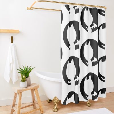 Closure Little Demon  Arknights Tee Shower Curtain Official Arknights Merch