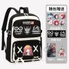 Arknights Pain Badge Transparent Backpack Anime Book Bags Laptop School Travel Girls Boys Rucksack Cartoon Gift 1 - Arknights Shop