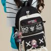 Arknights Pain Badge Transparent Backpack Anime Book Bags Laptop School Travel Girls Boys Rucksack Cartoon Gift 3 - Arknights Shop