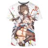 Arknights T Shirts Anime Game Girls 3D Print Streetwear Men Women Fashion Oversized Short Sleeve T 1 - Arknights Shop