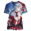 Arknights T Shirts Anime Game Girls 3D Print Streetwear Men Women Fashion Oversized Short Sleeve T 2 - Arknights Shop