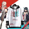 Cartoon Clothes Hoodies for Woman Arknights Print Clothing Cute Spring Autumn Fashion Boy Girl Anime Clothe - Arknights Shop