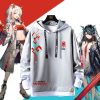 Cartoon Clothes Hoodies for Woman Arknights Print Clothing Cute Spring Autumn Fashion Boy Girl Anime Clothe 5 - Arknights Shop