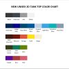 tank top color chart - Arknights Shop